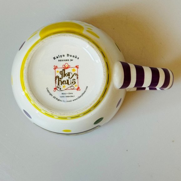 Kalyn Dunks for GLORY HAUS Coffee Cup “Mardi Gras Morning” - Picture 5 of 7